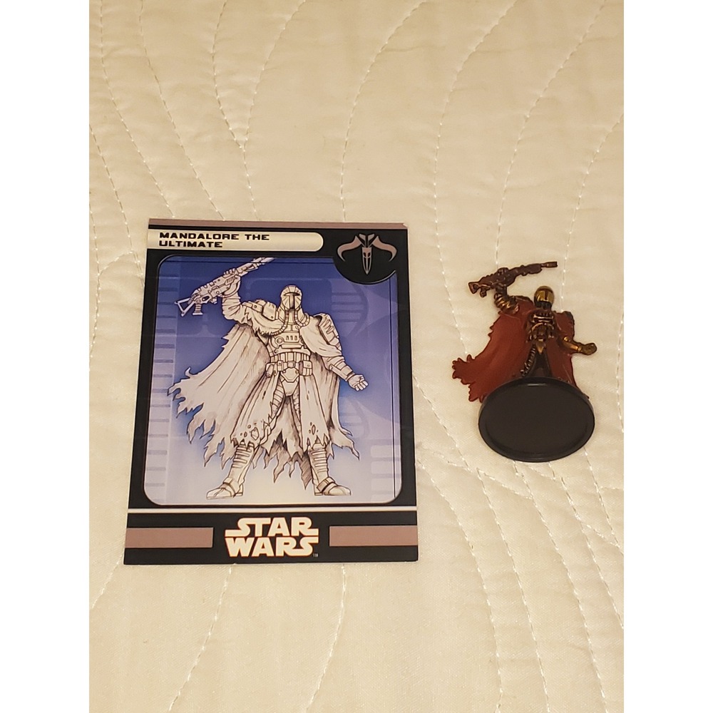 Star Wars Miniatures Mandalore the Ultimate KOTOR 55/60 Figure with Card